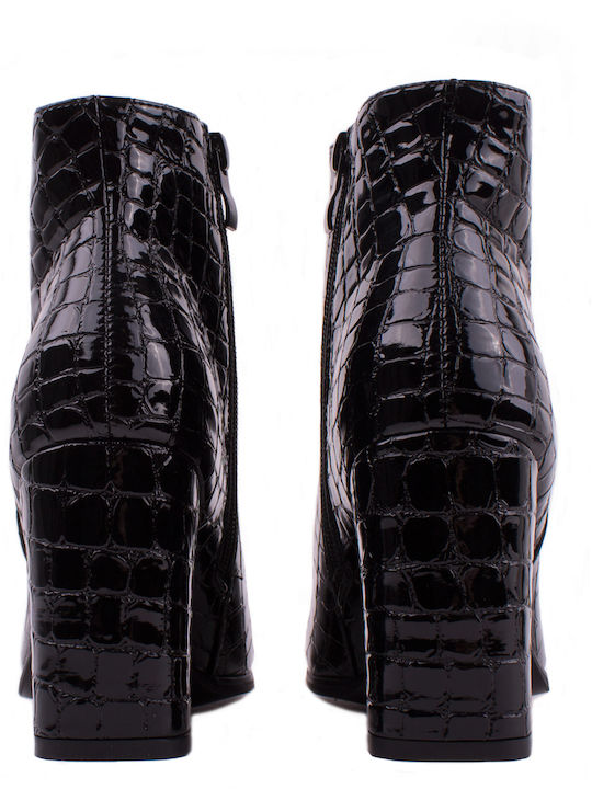 Stiefeletten Damen Croco G7642 Oem Schwarz
