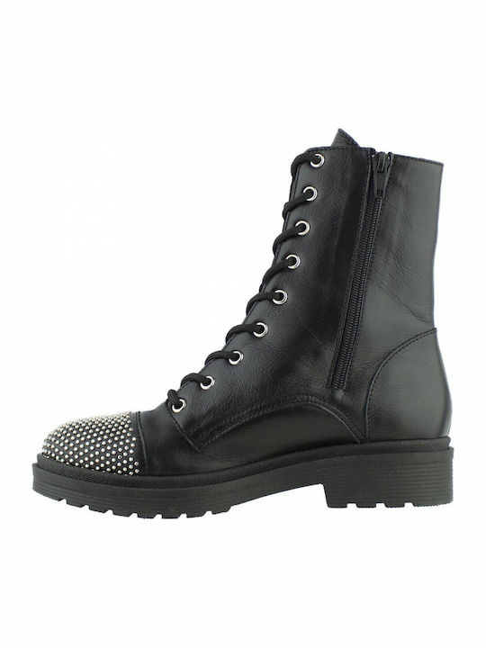 Gatzelis Shoes Combat Boot Laces 21008-Black Leather Gatzelis Shoes