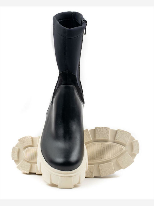 Дамски ботуши Chunky Zakro Collection X21-201 Бл Черни