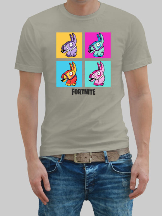 Tricou Fortnite Llama Roșu