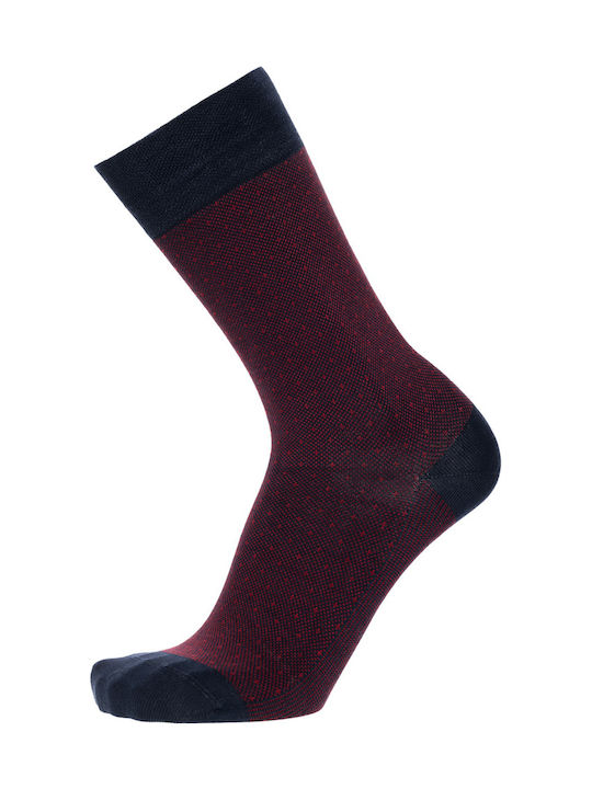 Ulisse Socks Classic Pattern Merino Cotton Bamboo Sc-m100-577 Ultraviolet Violet