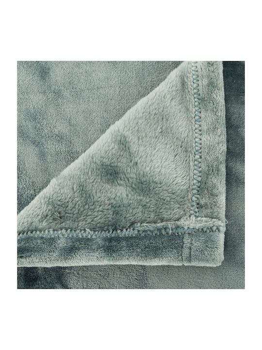Atmosphera Cuddly Κουβέρτα Ημίδιπλη 180x230εκ. Τιρκουάζ