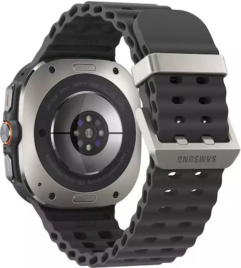 Samsung Galaxy Watch Ultra (2025) Titanium 47mm Waterproof with eSIM and Heart Rate Monitor (Silver)