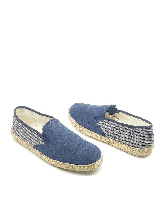 Men's Canvas Slip-Ons Blue