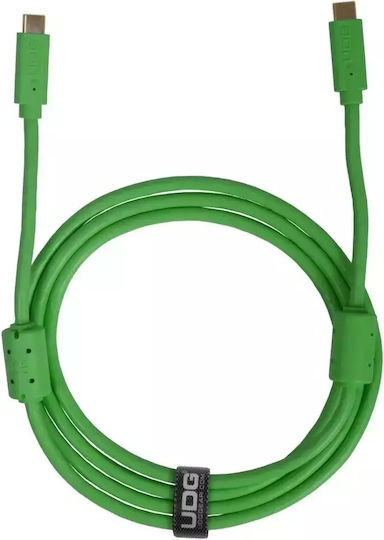 UDG USB 3.2 Cable USB-C male - USB-C Πράσινο 1.5m U99001GR