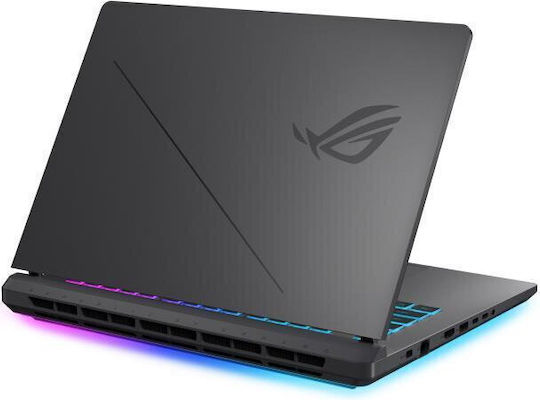 Asus ROG Strix G16 G615JMR-S5050 16" QHD+ (i7-14650HX/16GB/512GB SSD/GeForce RTX 5060/Без операционна система) Сив цвят Eclipse Gray (US Клавиатура)