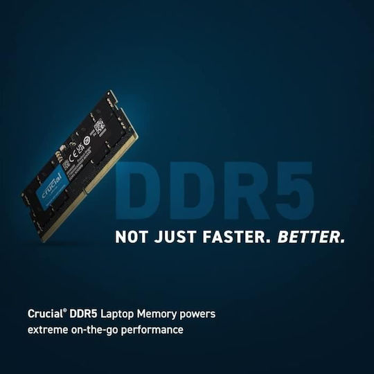 Crucial 16GB DDR5 RAM mit Geschwindigkeit 4800 für Laptop
