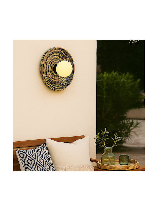 Lumină de Perete Negru 50cm