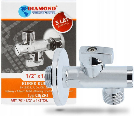 Diamond Vana / Comutator Colțar 1/2"x1/2"