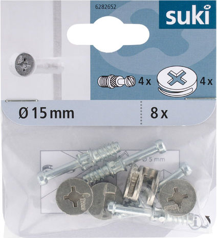 ArteLibre Βίδα Μεταλλική με Διάμετρο M15 και Μήκος 15mm