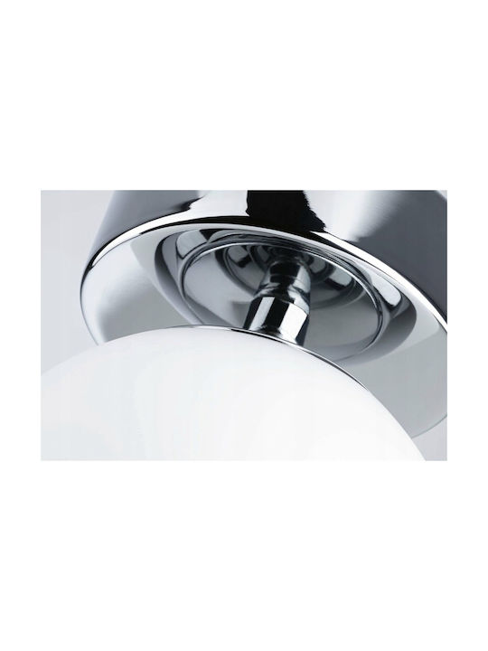 Paulmann Deckenleuchte Badezimmer Silber mit Integrierter LED
