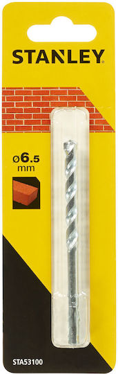 Stanley Diamond Drill Carbide with Cylindrical Shank for Masonry 65mm / 6.5x65mm