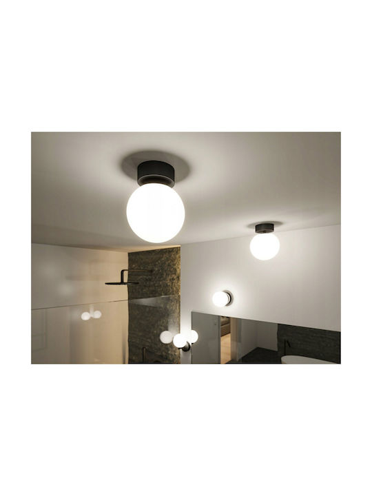 Paulmann Deckenleuchte Badezimmer Schwarz mit Integrierter LED