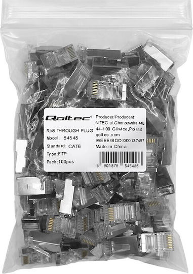 Qoltec RJ45 Clip 100τμχ ()