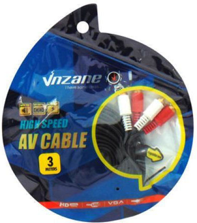 Vnzane Cable RCA male - RCA male 3m 01.037.0167