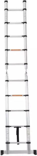 Kevard Teleskopische Leiter Aluminium Stufen mit maximaler Höhe 2.6m