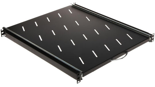 Stalflex Pull-out Shelf 19" 1u 550mm Black Rsr19-1u-550b