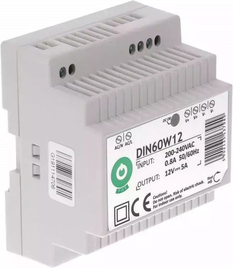 12V 60W 5A Hutschienen-Netzteil