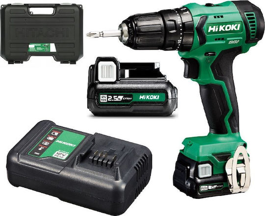 Hikoki DV12DAWFZ Δραπανοκατσάβιδο Μπαταρίας 12V 2x2Ah