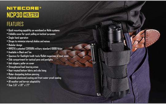 Nitecore Taschenlampenzubehör Ncp30b Schwarze Halterung