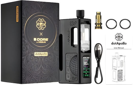DotMod Box Mod Kit 4ml με Ενσωματωμένη Μπαταρία Black