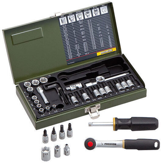 Proxxon Ratschen- & Steckschlüssel-Sets 1\4" 36Stück