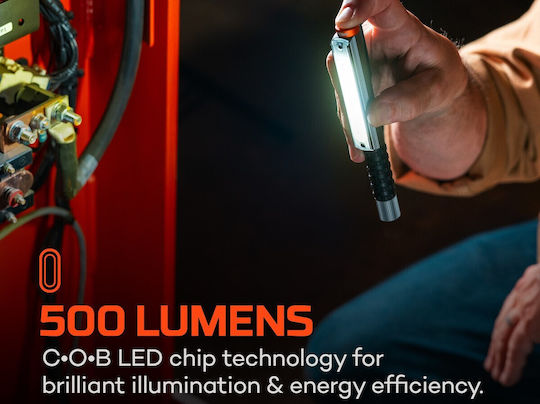 Nebo Rechargeable Work Light with Extension Cord LED IPX4 with Brightness up to 500lm Lil Larry