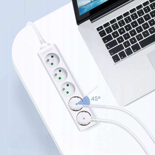 LTC Steckdosenleiste 5 Positionen mit Kabel 1.5m