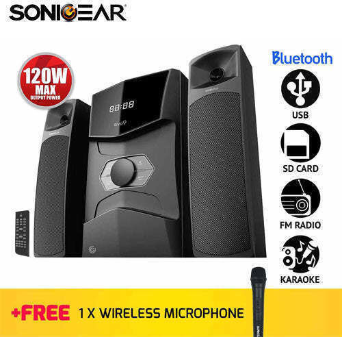 Sonic Gear Ηχείο Evo 9 BTMI EVO9BTMI Μαύρο