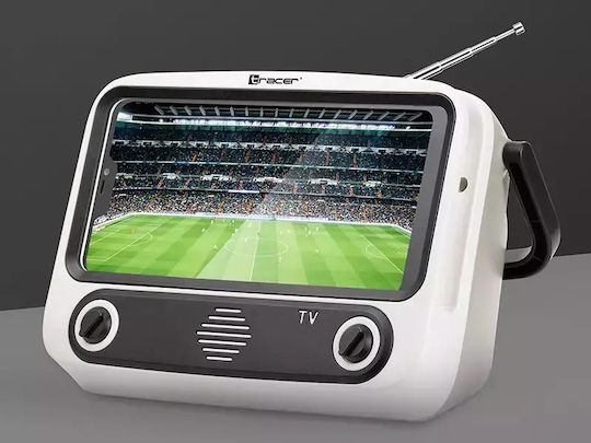 Tracer TV79 Ηχείο Bluetooth 5W με Ραδιόφωνο και Διάρκεια Μπαταρίας έως 5 ώρες Λευκό