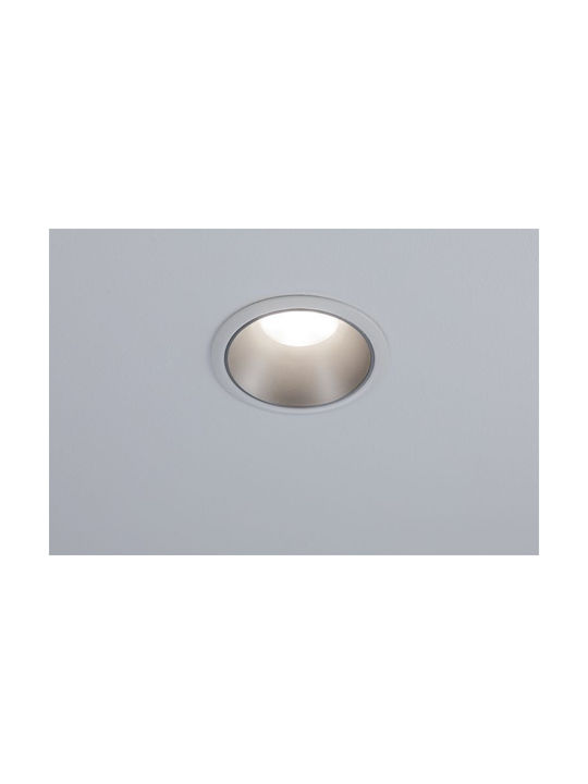 Paulmann Kunststoff Einbau Spot mit integriertem LED und Warmweißes Licht Weiß 6x1cm. 1Stück