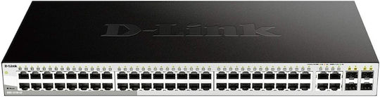 D-Link DGS-1210-52/E Verwaltet L2 Switch mit 52 Ports Gigabit (1Gbps) Ethernet