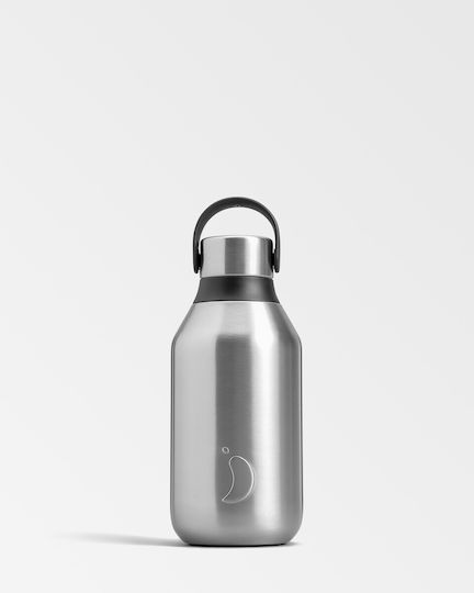 Chilly's Series 2 Μπουκάλι Θερμός Ανοξείδωτο BPA Free 350ml Ασημί