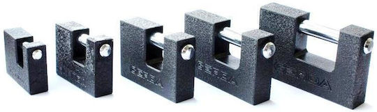 Gerda Padlock Brass with Key 50mm Black 1pcs