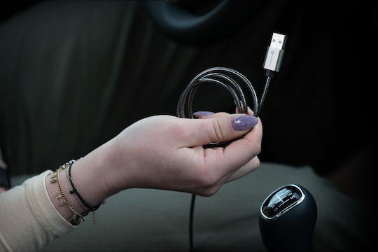 Forcell USB-A to Lightning Cable 12W Γκρι 1m FOCB-274497