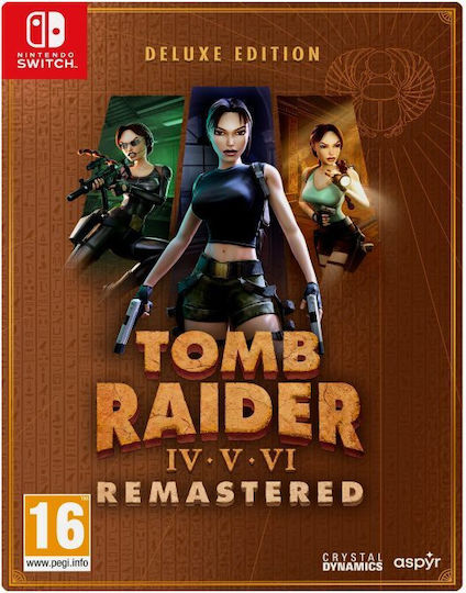 Tomb Raider IV-VI Remastered Starring Lara Croft Deluxe Edition Switch-Spiel