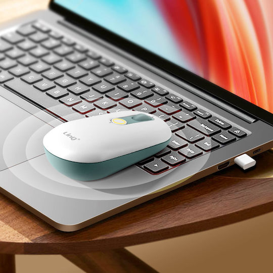 LinQ BLW3398 Mouse Wireless Bluetooth Alb