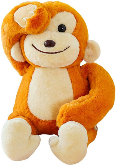 Plush Monkey Cuddly Toy Magnets Brown 23cm