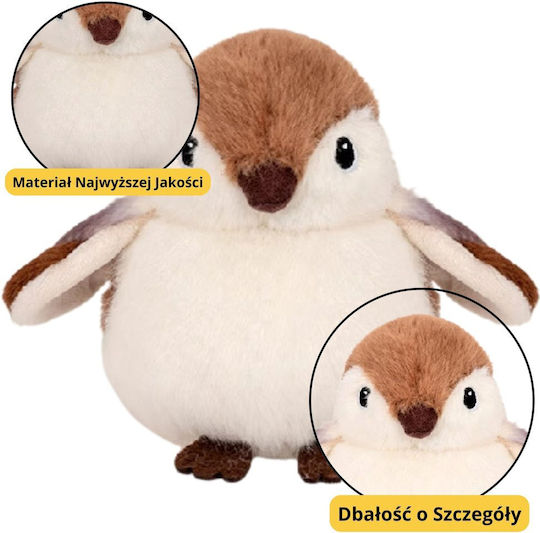 Plush Cuddle Toy Sparrow Brown 12cm