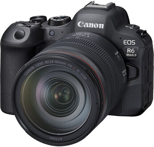 Canon EOS R6 Mark II Mirrorless Φωτογραφική Μηχανή Kit (RF 24-105mm F4-7.1 IS STM) Μαύρη