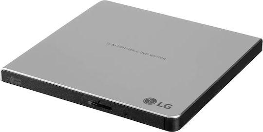 Hitachi-LG Data Storage GP57 External DVD/CD Recorder for Desktop / Laptop Silver
