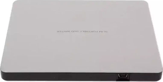 Hitachi-LG Data Storage GP60 External DVD/CD Recorder for Laptop / Desktop Silver