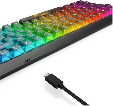 Lenovo Legion K510 Mini Pro Gaming Μηχανικό Πληκτρολόγιο 75% με Custom Brown διακόπτες και RGB φωτισμό (Αγγλικό US)