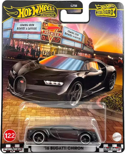 Hot Wheels Премиум Количка Boulevard '16 Bugatti Chiron 1:64 за 3+ Години