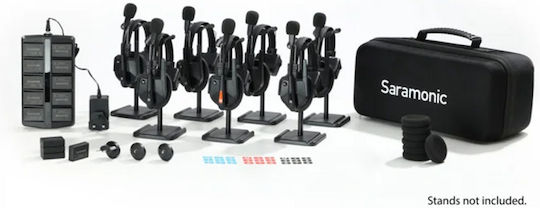 Complete Intercom Solution Witalk9 Wt7s14xbat 7 Pers Full-duplex 1.9ghz Single-ear Black