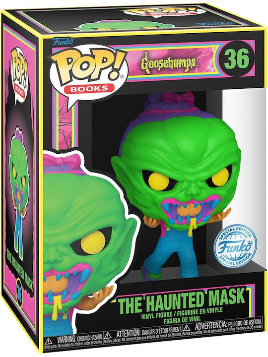 Figurină Funko Pop Cărți Goosebumps Haunted Mask Black Light Funko Ediție Specială #36