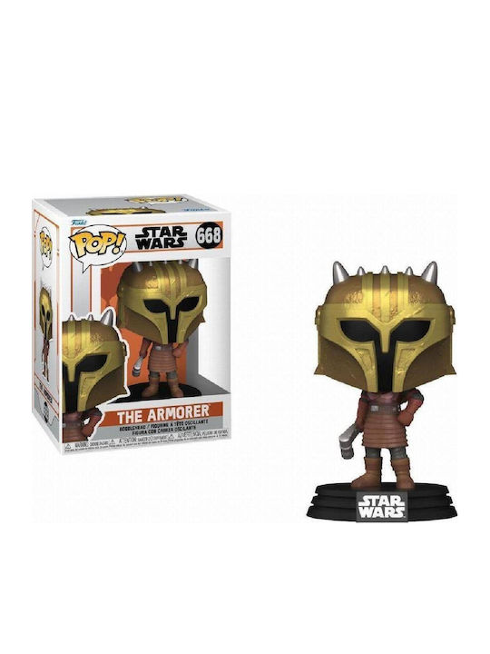 Funko Pop! Filme: Star Wars: Der Mandalorianer - The Armorer 717 Wackelkopf Sonderausgabe