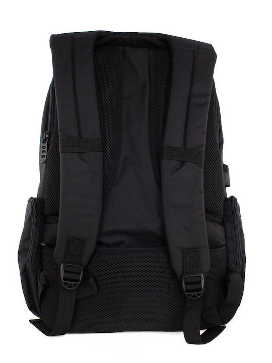 Polo Charger School Backpack Junior High-High School Black with Water Bottle Holder 25lt 2026