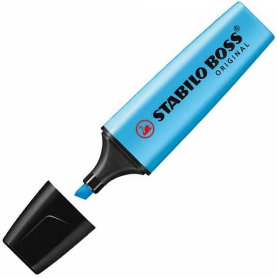 Μαρκαδορος Υπογραμμισεως Stabilo Boss Original 5mm Stabilo 70/24 Μπλε