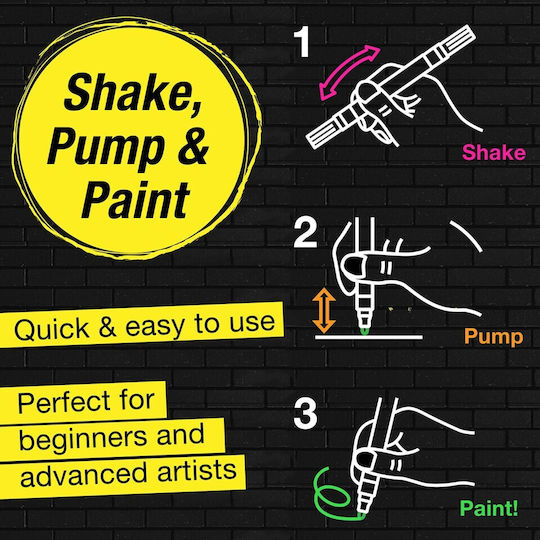 Faber-Castell Acrylic Markers Neon Colours 4pcs